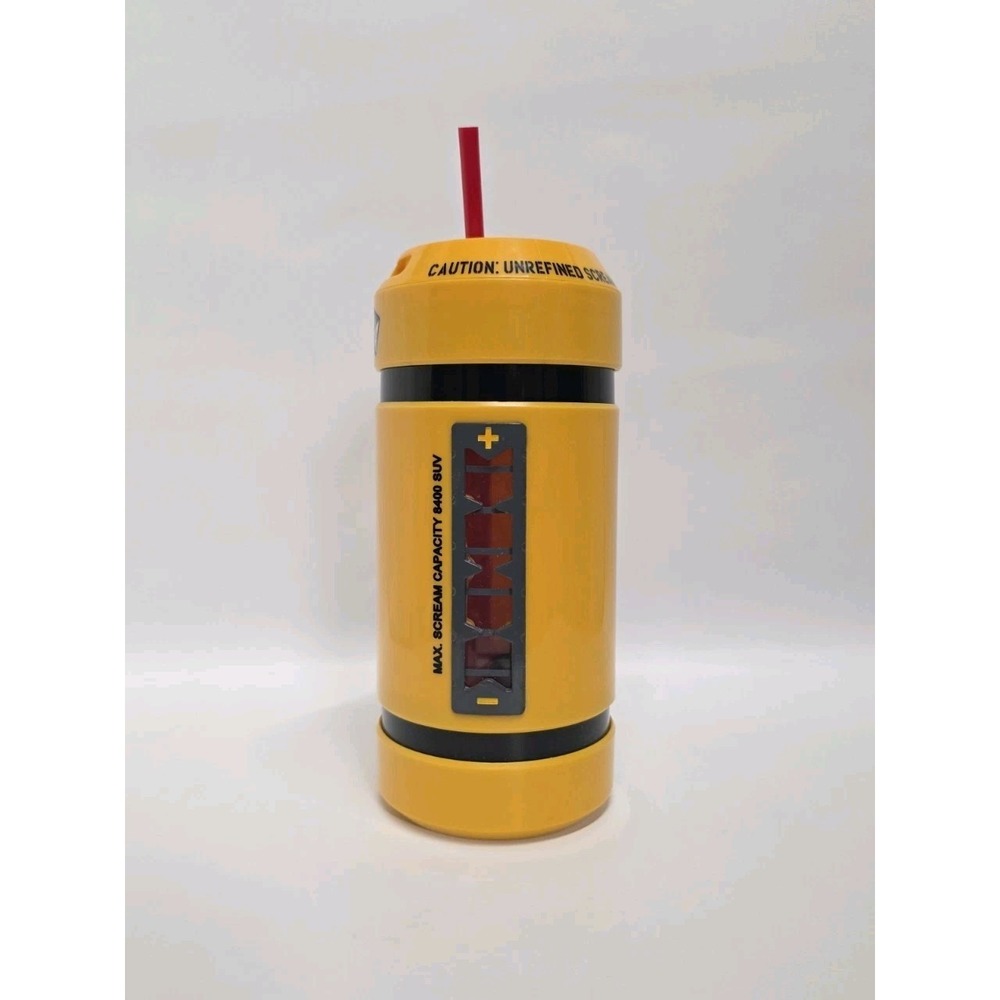 Disney Parks Monsters Inc Scream Canister Sipper Cup Bottle With Straw Working
